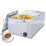 Commercial Food Warmer Electric Bain Marie Two Pans Electric Food Warmer Bain Marie For Restaurant Catering thumbnail-1