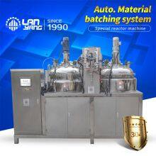 Chemical reaction kettle, high temperature heating stirring tank, customized weighing mixer