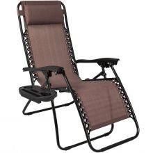 Outdoor Lounge Chair Adjustable Folding Zero Gravity Recliner Chair Lounge thumbnail-2