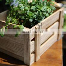 Decorative Storage Wooden Crates (Set of 3) Natural Perfect for Gardening Wedding Display Wooden Box thumbnail-2
