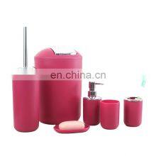 Durable and Eco-friendly Rad Plastic Bathroom Accessories Set thumbnail-1