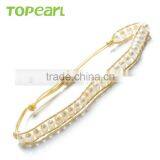 Topearl Jewelry Freshwater Seed Beads Woven Wrap Bracelet CLL171 thumbnail-3