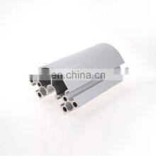 Zhonglian i6063t5 aluminium  T slot half round profile aluminum corner extrusion profile