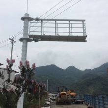 Production of hot-dip galvanized gantry frame for expressway