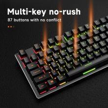 Amazons Top Seller FV-Q301 Wired Mechanical Keyboard Typewriter Gaming Waterproof Keyboard for Computer thumbnail-3