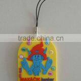 Promotional Soft Pvc Key Fob, High Quality Silicone Custom Mobile Hanger