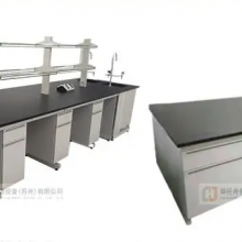 Laboratory Workbench Central Workbench Steel-Wood Laboratory Bench Test Bench Laboratory Side Bench Chemistry Desk thumbnail-3