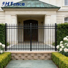 High Security Tubular Steel Fencing for Photovoltaic Power Station Protection thumbnail-4