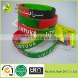 Made in China supplier good quality colorful silicone wristband, 1/2 inch wide silicone bracelet,Cheap hand silicone accessories