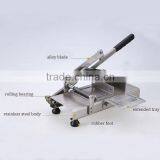 Stainless Steel Manual Mutton Roll Cutting Machine Meat Slicing Machine Frozen Meat Slicer 120pcs per Min thumbnail-6