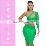 Long Sleeve Bodycon Bandage Dress thumbnail-2