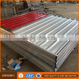 Easily assembled portable temporary construction site hoarding fence