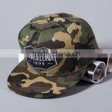 Camouflage Design City BARCELONA & AMSTERDAN Embroidery Flat Hat Custom Snapback thumbnail-3