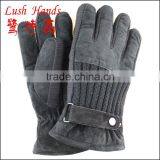 2016 Men's Woolen Gloves With Wrist Belt for Wholesale thumbnail-1