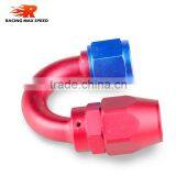 Wholeaptor Csale 6an 180 Degree Resuable Hose End Fuel Line An Fittings Adutter Shape 4018006