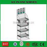 Grocery Store Display Rack for Beverage , Snack Display Rack