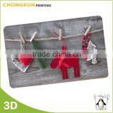 Hot Sale Colorful 3D Plastic Kids Christmas Placemats thumbnail-4