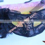2016 Latest Selling Products Plastic Black Mask With Artificial Flower thumbnail-4