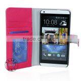 5.5 Inch pu Leather Fancy Cover Case for Htc Desire 816 With Magnet Button