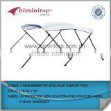 Aluminum Round Tube 3-bow Boat Bimini Top thumbnail-1