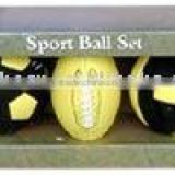 ball set soccer ball volleyball rugby ball