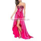 Latest Plus Size Wedding Gowns Sexy Cleavage Quinceanera Dresses Ball Gown Purple Blue Exotic Prom Dresses thumbnail-4