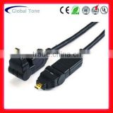 GT3-12X24 Gold Plated HDMI cable with high speed 360deg rotatable