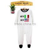 Fashion Soft Boy Baby Romper Clothes With Chest Print thumbnail-1