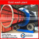 China Clay Alluvial Washing Gold Trommel Recovery Plant