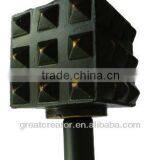 Home Fashions Cut Diamond Victorial Gold Curtain Pole Set; Curtain Accessory; Curtain Hardware; Window Drapery Hardware thumbnail-3