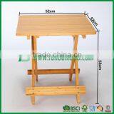 Folding bamboo coffee table book reading desk