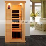 one people sauna carbon fiber heater hemlock wood far infrared sauna room