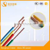 Single Core PVC insulation Copper Conductor house wiring electrical wire cable