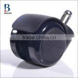 Iso Certificated Durable 2 Inch Black Nylon PU Plastic Swivel Furniture Caster thumbnail-5