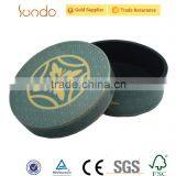 Lovely Green Custom Wooden Cylinder Packaging Box