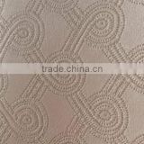 NEW !PVC sofa leather with shinning surface and wool fabric backing