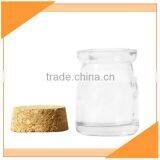 100ml Clear Cork Small Glass Bottle thumbnail-1