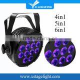 Led 12*12w Stage Lighting Led Slim Flat Par Use for Show Quality Choice