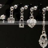 Gem Tragus Helix Bar Cartilage Top Upper Ear Earring thumbnail-1