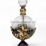 Europe Vintage Style Empty Bottle of Perfume Wholesale Crystal Glass Perfume Bottle for Home Decoration