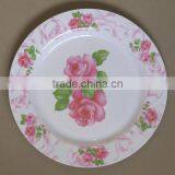 9 Inch Round Melamine Shallow Plates And Dishes PL-02