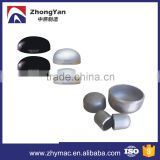 2 inch stainless steel pipe fitting pipe end cap ASTM A234 WPB