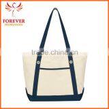 New Design Cheap Cotton 12 OZ. Custom Logo Canvas Shopper Tote Bag thumbnail-5