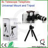 High Quality 8x Optical Telescope Smartphone Telescopic Telescope Telephoto Lens With Tripod and Cellphone Mount Holder thumbnail-4
