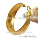 IPG Gold Plated Color Stainless Steel Pressed Earrings thumbnail-2