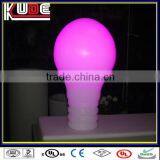 LED Coloful Decoration Light Bulb Shape Lamp Led Decorative Table Lamp Rechargeable Led Table Lamps