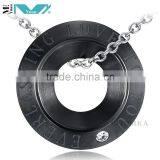 Mens Jewelry Stainless Steel Ring Pendant for Women thumbnail-3