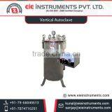 100% Safe and Secure Vertical Autoclave From Top Manufacturer