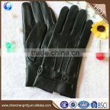 Men Winter Sheepskin Leather Gloves With Low Price thumbnail-1