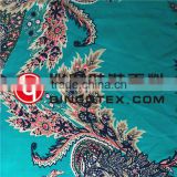 100%rayon gentle printed fabric for lady skirts